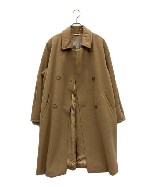MaxMara（マックスマーラ）MaxMara (マックスマーラ) ウールチェスターコート ベージュ サイズ:SIZE 38の古着・服飾アイテム
