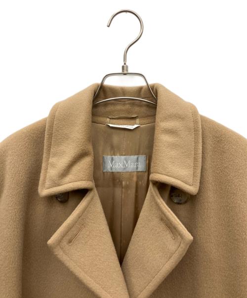 MaxMara（マックスマーラ）MaxMara (マックスマーラ) ウールチェスターコート ベージュ サイズ:SIZE 38の古着・服飾アイテム