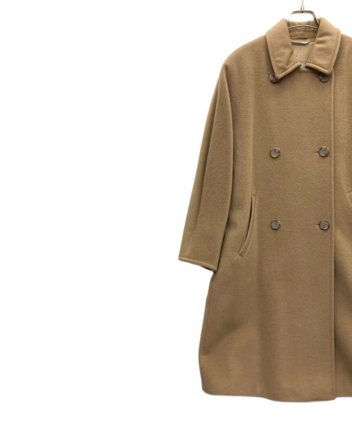 MaxMara（マックスマーラ）MaxMara (マックスマーラ) ウールチェスターコート ベージュ サイズ:SIZE 38の古着・服飾アイテム