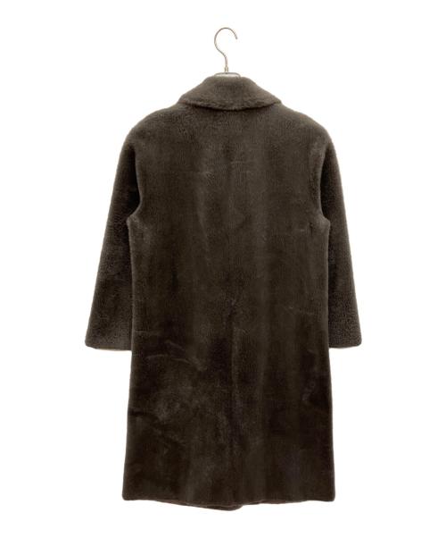 ZARA（ザラ）ZARA (ザラ) フェイクファーコートロング ブラウン サイズ:Mの古着・服飾アイテム