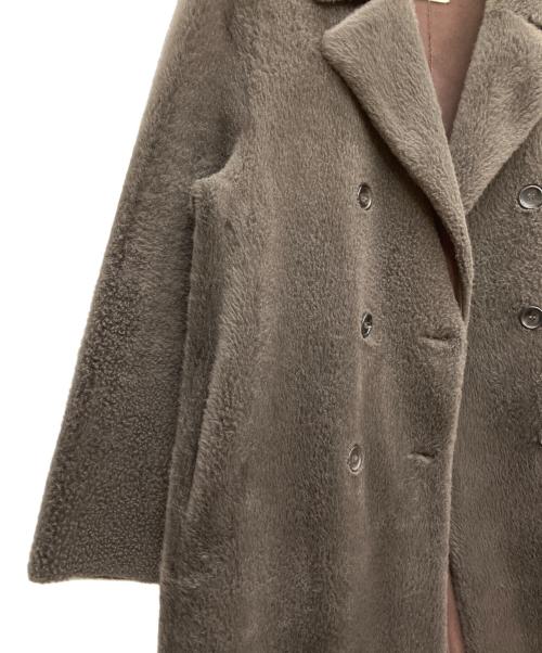 ZARA（ザラ）ZARA (ザラ) フェイクファーコートロング ブラウン サイズ:Mの古着・服飾アイテム