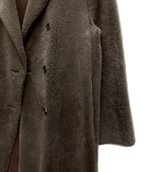 ZARA（ザラ）ZARA (ザラ) フェイクファーコートロング ブラウン サイズ:Mの古着・服飾アイテム