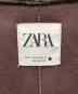 中古・古着 ZARA (ザラ) フェイクファーコートロング ブラウン サイズ:M：5000円