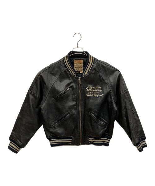 AVIREX（アヴィレックス）AVIREX (アヴィレックス) Avirex-Aero 50th Anniversary 1937-1987 Special Equipment ブラック サイズ:XSの古着・服飾アイテム
