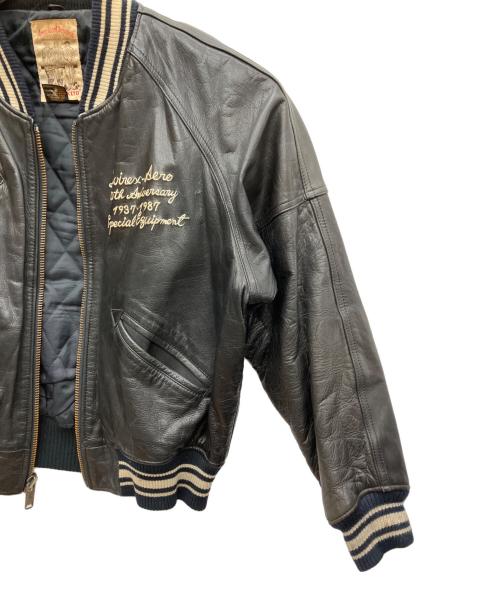 AVIREX（アヴィレックス）AVIREX (アヴィレックス) Avirex-Aero 50th Anniversary 1937-1987 Special Equipment ブラック サイズ:XSの古着・服飾アイテム
