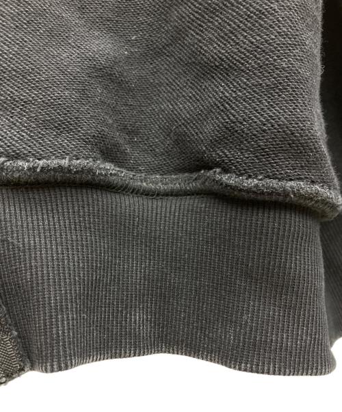 OY（オーワイ）OY (オーワイ) CROSS FADE WASHED HOODIE ZIP UP グレー サイズ:Mの古着・服飾アイテム