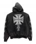 OY (オーワイ) CROSS FADE WASHED HOODIE ZIP UP グレー サイズ:M：10000円