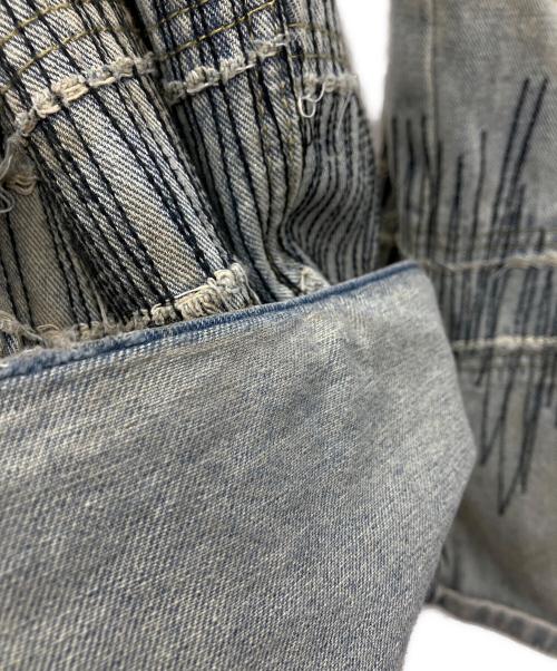 ARULE（アリュール）ARULE (アリュール) ステッチバルーンデニム ブルー サイズ:XLの古着・服飾アイテム