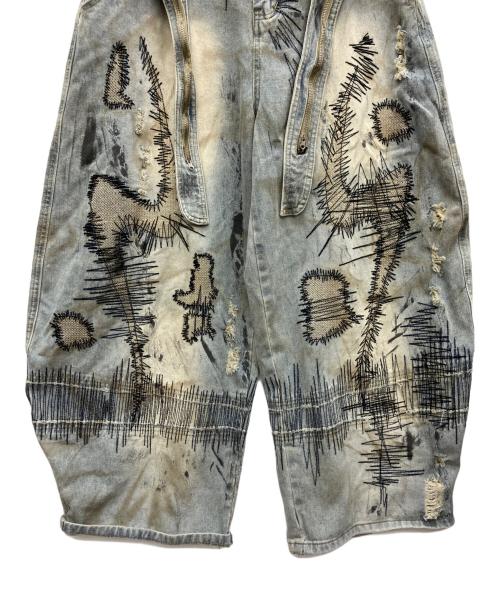 ARULE（アリュール）ARULE (アリュール) ステッチバルーンデニム ブルー サイズ:XLの古着・服飾アイテム