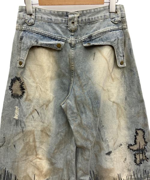 ARULE（アリュール）ARULE (アリュール) ステッチバルーンデニム ブルー サイズ:XLの古着・服飾アイテム