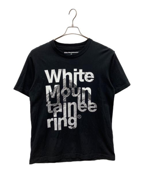 WHITE MOUNTAINEERING（ホワイトマウンテ二アニング）WHITE MOUNTAINEERING (ホワイトマウンテ二アニング) マウンテンロゴTシャツ ブラック サイズ:2の古着・服飾アイテム