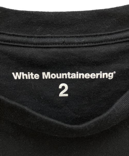WHITE MOUNTAINEERING（ホワイトマウンテ二アニング）WHITE MOUNTAINEERING (ホワイトマウンテ二アニング) マウンテンロゴTシャツ ブラック サイズ:2の古着・服飾アイテム