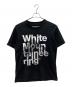 WHITE MOUNTAINEERING（ホワイトマウンテ二アニング）の古着「マウンテンロゴTシャツ」｜ブラック