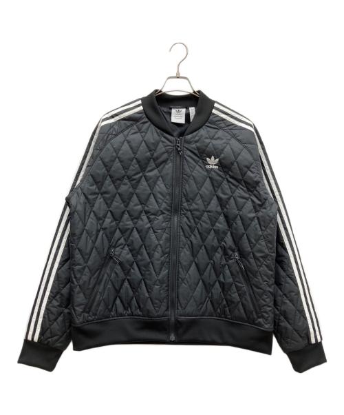 adidas（アディダス）adidas (アディダス) Quilted Super Star Track Top JKT Originals ブラック サイズ:SIZE 2XLの古着・服飾アイテム