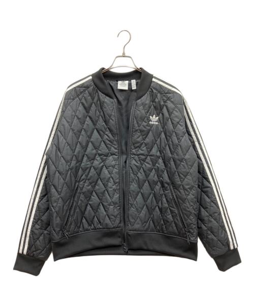 adidas（アディダス）adidas (アディダス) Quilted Super Star Track Top JKT Originals ブラック サイズ:SIZE 2XLの古着・服飾アイテム
