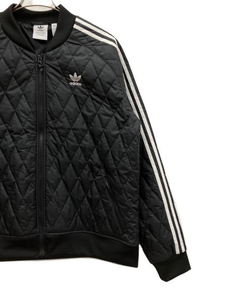 adidas（アディダス）adidas (アディダス) Quilted Super Star Track Top JKT Originals ブラック サイズ:SIZE 2XLの古着・服飾アイテム