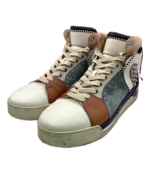 Christian Louboutin（クリスチャン・ルブタン）Christian Louboutin (クリスチャン・ルブタン) LOUBIKICK FLAT CALF PAT VOIE CMA3 VERSION MULTI SNEAKER マルチカラー サイズ:SIZE 42の古着・服飾アイテム