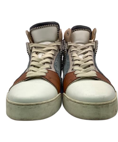 Christian Louboutin（クリスチャン・ルブタン）Christian Louboutin (クリスチャン・ルブタン) LOUBIKICK FLAT CALF PAT VOIE CMA3 VERSION MULTI SNEAKER マルチカラー サイズ:SIZE 42の古着・服飾アイテム