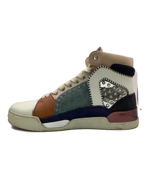 Christian Louboutin（クリスチャン・ルブタン）Christian Louboutin (クリスチャン・ルブタン) LOUBIKICK FLAT CALF PAT VOIE CMA3 VERSION MULTI SNEAKER マルチカラー サイズ:SIZE 42の古着・服飾アイテム