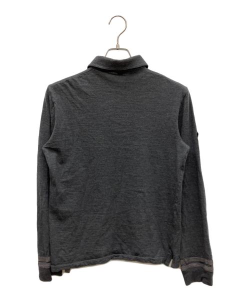 LOUIS VUITTON（ルイ ヴィトン）LOUIS VUITTON (ルイ ヴィトン) 長袖ポロシャツ グレー サイズ:SIZE Sの古着・服飾アイテム