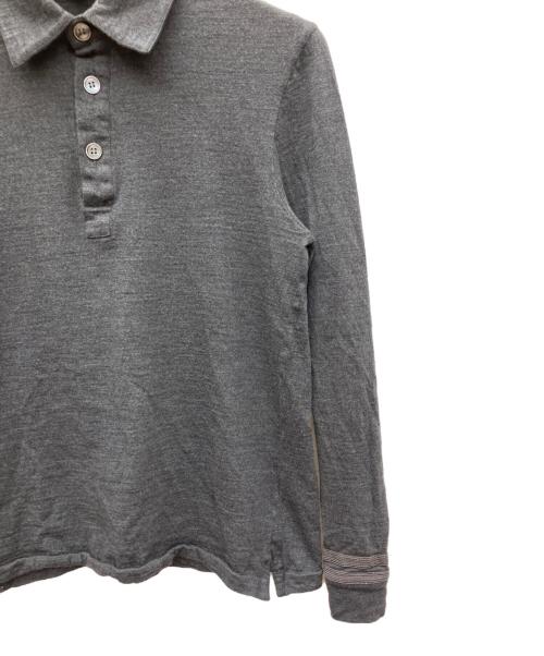 LOUIS VUITTON（ルイ ヴィトン）LOUIS VUITTON (ルイ ヴィトン) 長袖ポロシャツ グレー サイズ:SIZE Sの古着・服飾アイテム