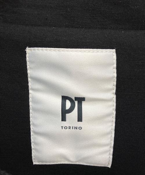 PT TORINO（ピーティートリノ）PT TORINO (ピーティートリノ) ボンディングジャージ×ナイロンプルオーバーフーディー ブラック サイズ:48 未使用品の古着・服飾アイテム