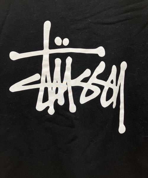 stussy（ステューシー）stussy (ステューシー) ロゴ クルーネック スウェット ブラック サイズ:SIZE Sの古着・服飾アイテム