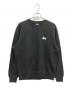 stussy（ステューシー）の古着「ロゴ クルーネック スウェット」｜ブラック