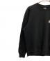 中古・古着 stussy (ステューシー) ロゴ クルーネック スウェット ブラック サイズ:SIZE S：7000円