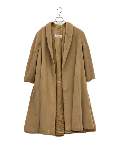 MaxMara（マックスマーラ）MaxMara (マックスマーラ) ロングコート ブラウン サイズ:SIZE 38の古着・服飾アイテム