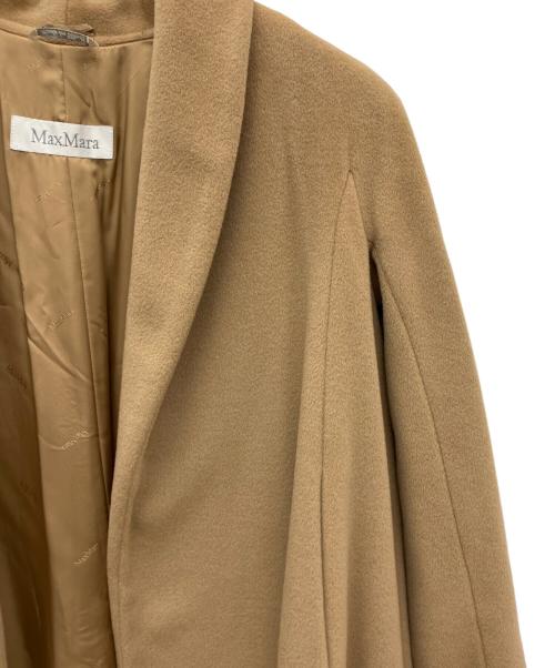MaxMara（マックスマーラ）MaxMara (マックスマーラ) ロングコート ブラウン サイズ:SIZE 38の古着・服飾アイテム