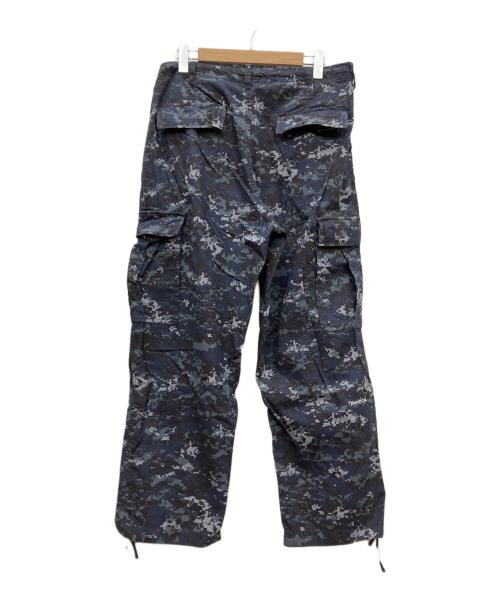 NAUTICA（ノーティカ）NAUTICA (ノーティカ) デジタルカモフラージュ カーゴパンツ ネイビー サイズ:SIZE Lの古着・服飾アイテム