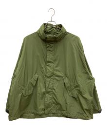MARMOT×BEAMS（マーモット×ビームス）の古着「ショートワイドナイロンジャケット」｜グリーン