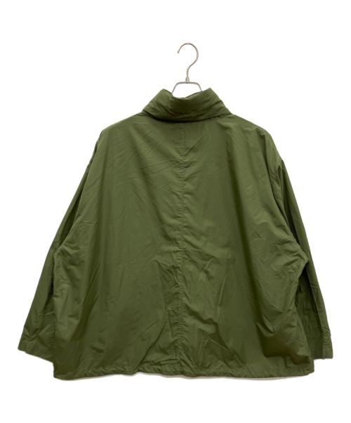 MARMOT（マーモット）Marmot (マーモット) BEAMS (ビームス) ショートワイドナイロンジャケット グリーン サイズ:SIZE Mの古着・服飾アイテム