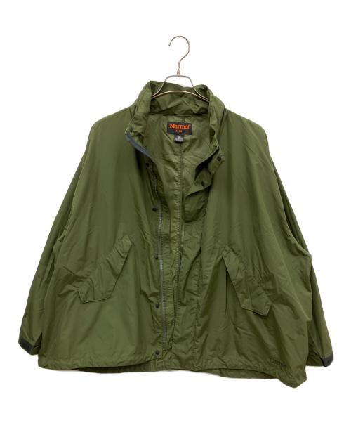 MARMOT（マーモット）Marmot (マーモット) BEAMS (ビームス) ショートワイドナイロンジャケット グリーン サイズ:SIZE Mの古着・服飾アイテム