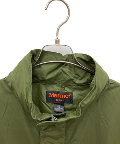 MARMOT（マーモット）Marmot (マーモット) BEAMS (ビームス) ショートワイドナイロンジャケット グリーン サイズ:SIZE Mの古着・服飾アイテム