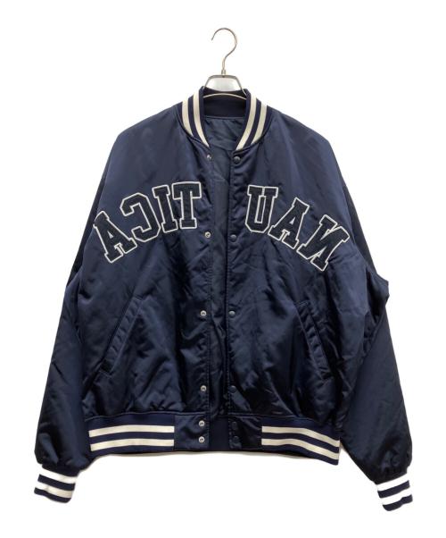 NAUTICA（ノーティカ）NAUTICA (ノーティカ) スタジャン ネイビー サイズ:SIZE XLの古着・服飾アイテム