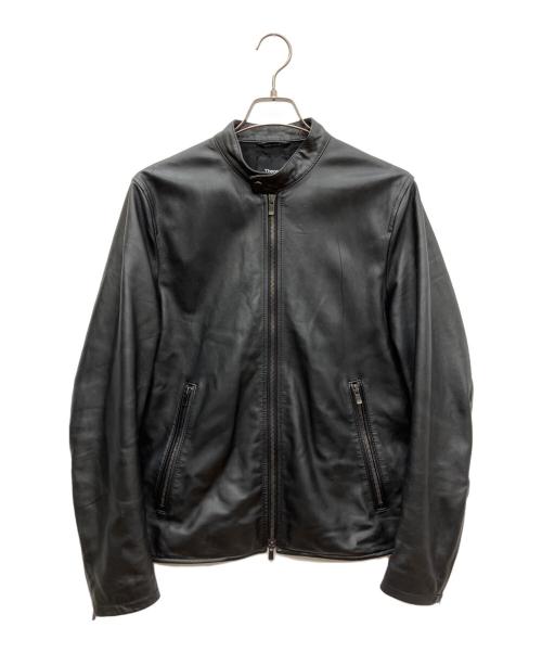 theory（セオリー）theory (セオリー) シングルライダースジャケット ブラック サイズ:SIZE Sの古着・服飾アイテム