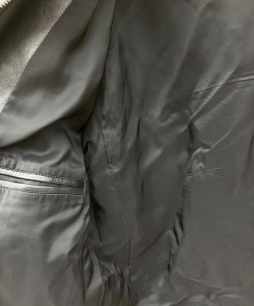 theory（セオリー）theory (セオリー) シングルライダースジャケット ブラック サイズ:SIZE Sの古着・服飾アイテム