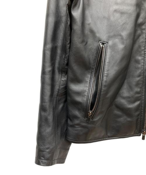 theory（セオリー）theory (セオリー) シングルライダースジャケット ブラック サイズ:SIZE Sの古着・服飾アイテム