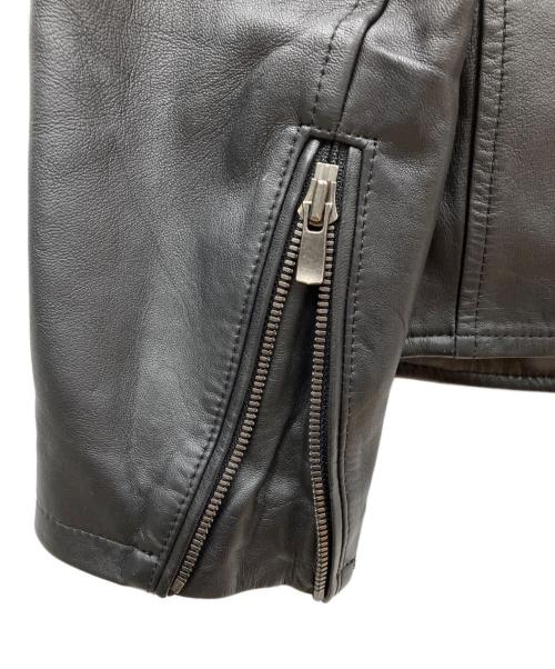 theory（セオリー）theory (セオリー) シングルライダースジャケット ブラック サイズ:SIZE Sの古着・服飾アイテム
