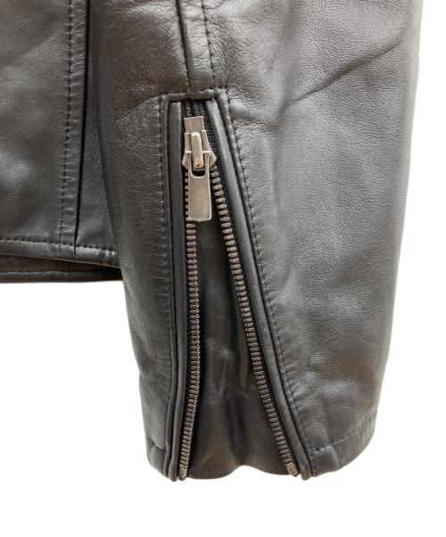 theory（セオリー）theory (セオリー) シングルライダースジャケット ブラック サイズ:SIZE Sの古着・服飾アイテム