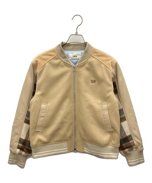 furfur（ファーファー）furfur (ファーファー) パッチワークスタジャン カーキ サイズ:Fの古着・服飾アイテム