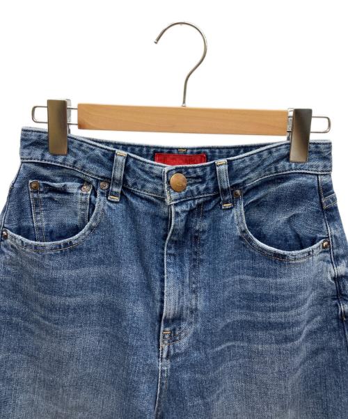 RED CARD（レッドカード）RED CARD (レッドカード) ハイライズ・カーブバギーデニム インディゴ サイズ:SIZE 61cm (W24)の古着・服飾アイテム