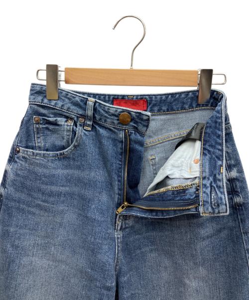 RED CARD（レッドカード）RED CARD (レッドカード) ハイライズ・カーブバギーデニム インディゴ サイズ:SIZE 61cm (W24)の古着・服飾アイテム
