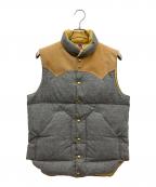 RockyMountainFeatherBed×WAREHOUSEロッキーマウンテンフェザーベッド×ウエアハウス）の古着「ダウンベスト」｜グレー