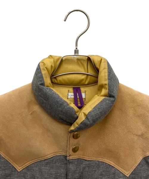 RockyMountainFeatherBed（ロッキーマウンテンフェザーベッド）RockyMountainFeatherBed (ロッキーマウンテンフェザーベッド) WAREHOUSE (ウエアハウス) ダウンベスト グレー サイズ:SIZE 38の古着・服飾アイテム