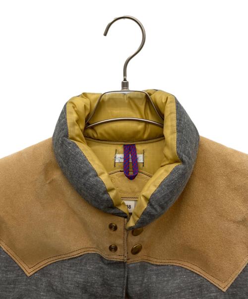 RockyMountainFeatherBed（ロッキーマウンテンフェザーベッド）RockyMountainFeatherBed (ロッキーマウンテンフェザーベッド) WAREHOUSE (ウエアハウス) ダウンベスト グレー サイズ:SIZE 38の古着・服飾アイテム