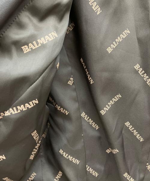 BALMAIN（バルマン）BALMAIN (バルマン) ラムレザージャケット ブラウン サイズ:SIZE 9の古着・服飾アイテム