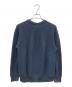 BATONER (バトナ―) コットン畔クルーネックニットプルオーバー ネイビー サイズ:SIZE 2：7000円